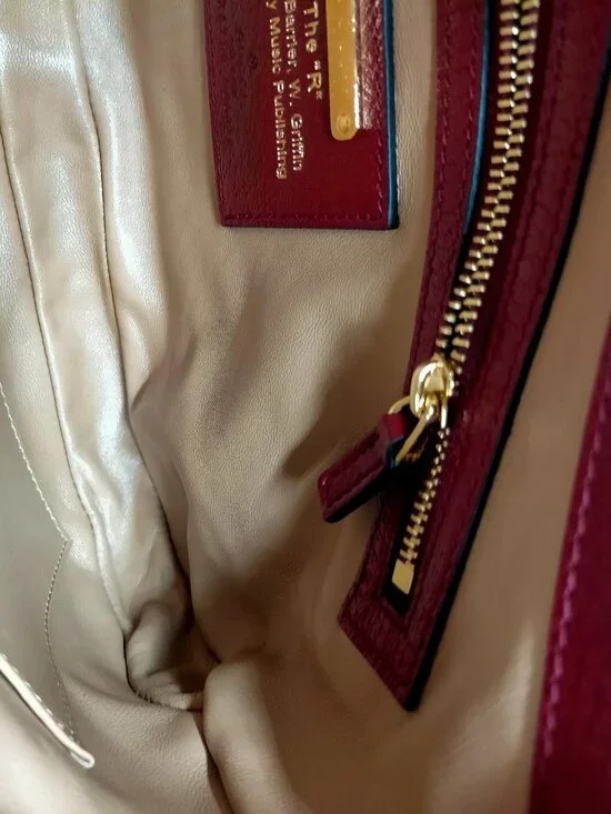 Authentic Gucci Jackie 1961 Floral Canvas Small Shoulder Bag Red Leather Trim - Picture 13 of 16